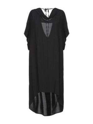 Vestido midi de viscosa Liviana Conti negro