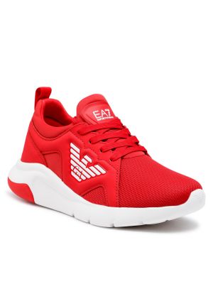 Sneakers Ea7 Emporio Armani κόκκινο