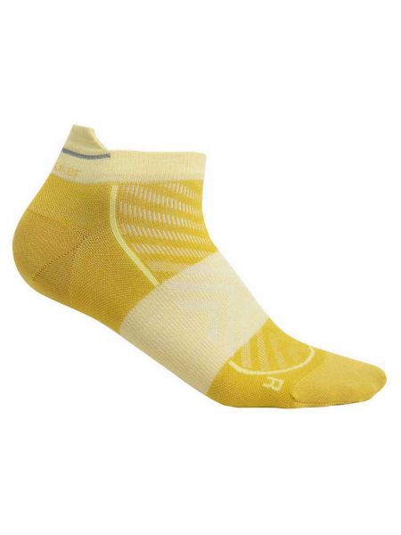 Бег носки из шерсти мериноса Icebreaker желтые