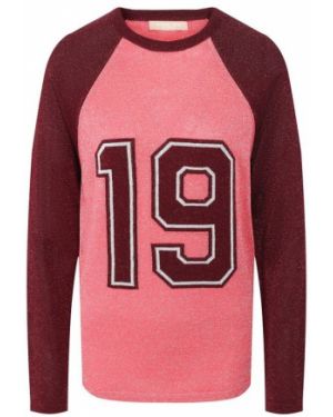 Пуловер из вискозы Michael Kors Collection, розовый