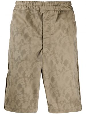 Trykt floral bermudashorts Comme Des Garcons Shirt grønn