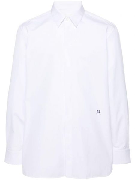 Hemd mit stickerei Givenchy weiß