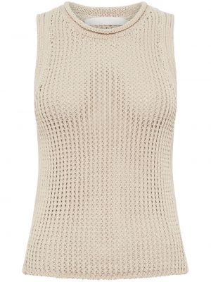 Tīkliņa tank top Dion Lee balts