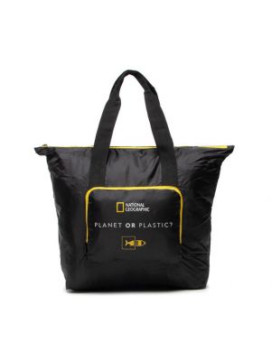 Τσάντα shopper National Geographic μαύρο