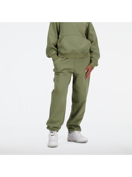 Pantalon de joggings en coton New Balance vert