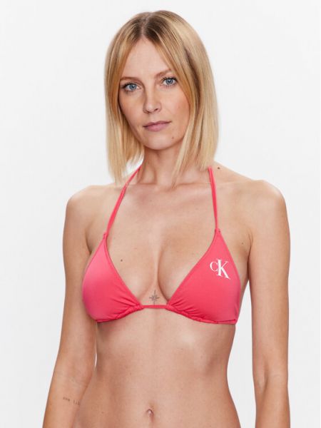 Růžové plavky Calvin Klein Swimwear