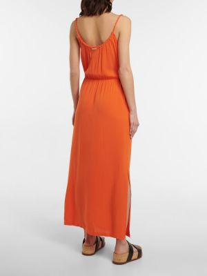 Dlouhé šaty Heidi Klein oranžové