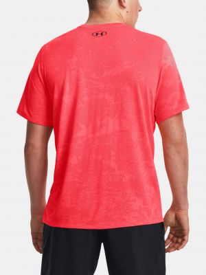 Žakárové športové tričko Under Armour červená