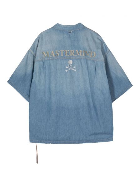 Džínová košile Mastermind World modrá
