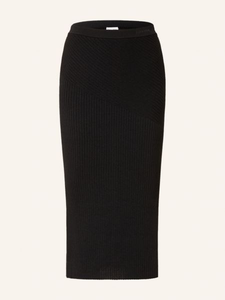 Dzianinowa spódnica ołówkowa Calvin Klein czarna