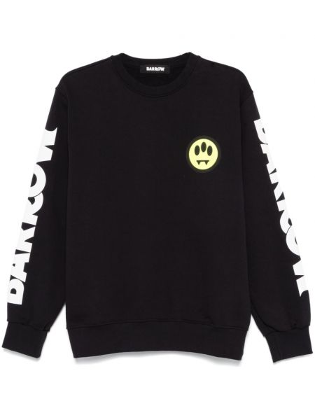 Baskılı sweatshirt Barrow siyah