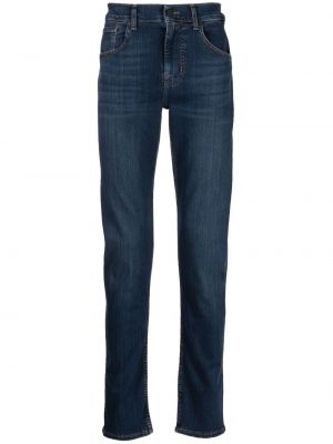 Skinny fit-jeans med passform 7 For All Mankind blå