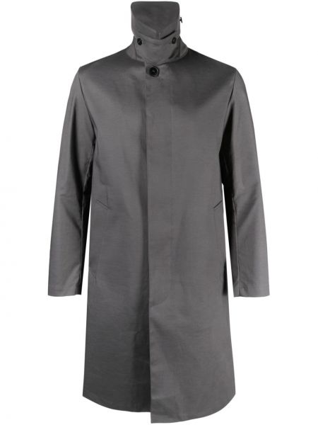 Bavlněný kabát Mackintosh šedý