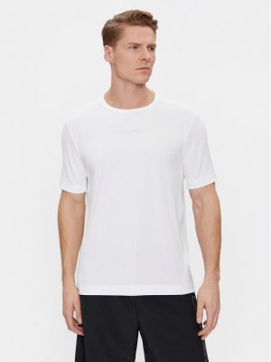 Priliehavé tričko Calvin Klein Performance biela