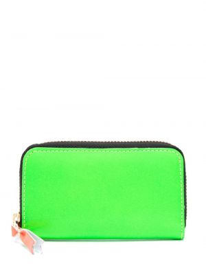 Δερμάτινος πορτοφόλι Comme Des Garçons Wallet πράσινο
