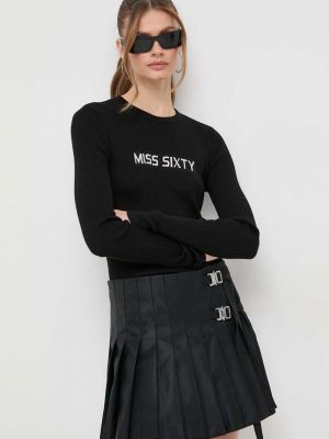 Czarny sweter wełniany Miss Sixty