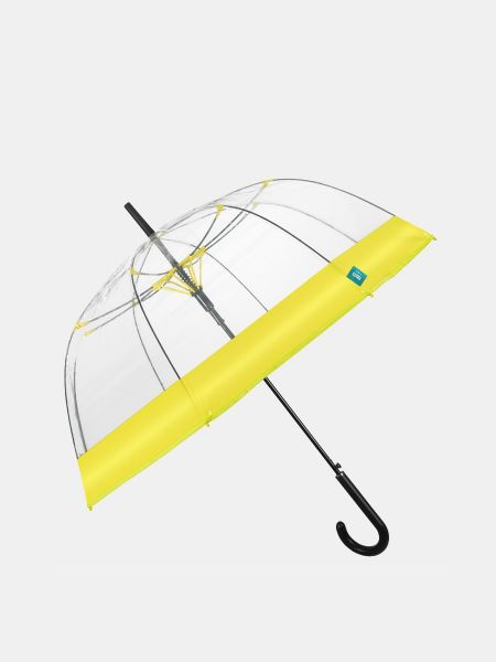 Paraguas transparente Perletti amarillo