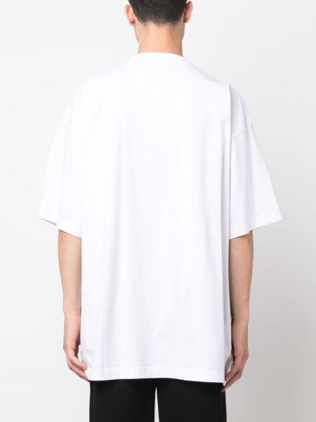 T-shirt di cotone Vetements bianco