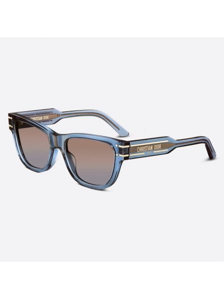 Okulary przeciwsłoneczne Dior niebieskie