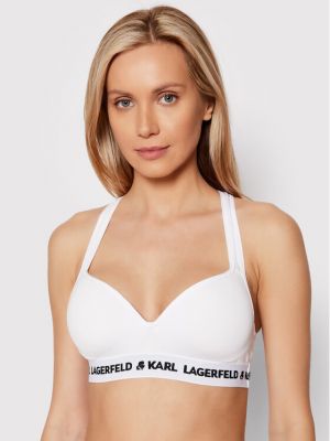 Σουτιέν χωρίς επένδυση Karl Lagerfeld λευκό