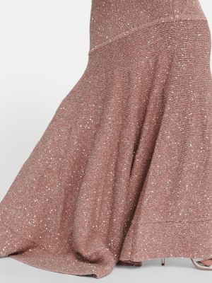 Maksi suknja Altuzarra ružičasta
