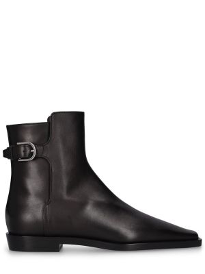 Botas de cuero Totême negro