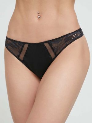 Tanga Calvin Klein Underwear - fekete