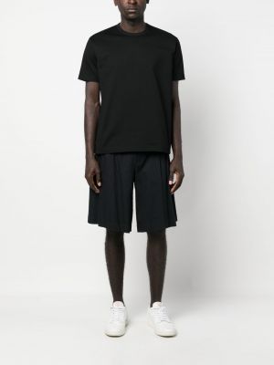 T-shirt aus baumwoll mit rundem ausschnitt Junya Watanabe Man schwarz