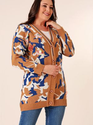 Cardigan cu paiete tricotate oversize By Saygı