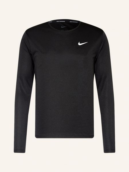 Tričko s dlouhým rukávem Nike černé