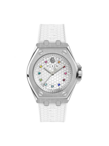Armbanduhr mit kristallen Philipp Plein weiß