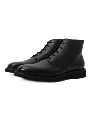 Кожаные ботинки Doucal's черные