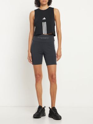 Bombažne kolesarske kratke hlače Adidas Originals črna