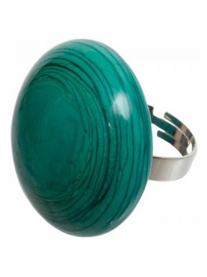 Кольцо Divetro зеленое