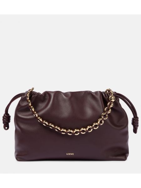 Læder store poser Loewe bourgogne