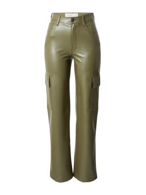 Карго панталони Abercrombie & Fitch зелено