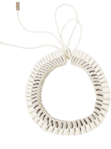 Плетеное ожерелье Lorena Antoniazzi белое