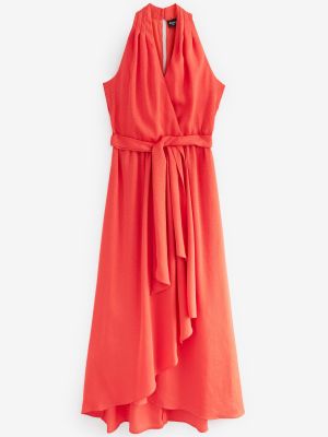 Длинное платье Emme By Marella оранжевое