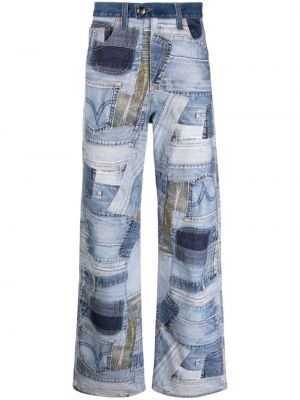 Straight leg jeans baggy Andersson Bell blu