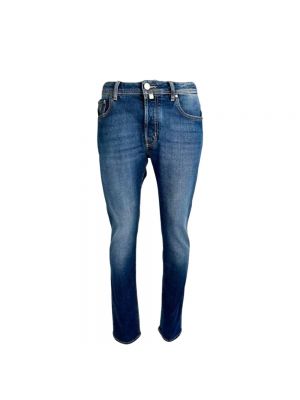 Jeans aus baumwoll mit rundem ausschnitt Jacob Cohën blau