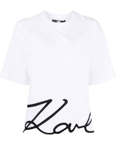 Тениска Karl Lagerfeld бяло