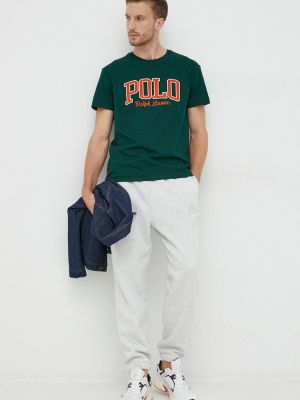 Polo Ralph Lauren melegítőnadrág szürke, férfi, nyomott mintás