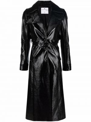 Пальто на шпильке Courreges, черное
