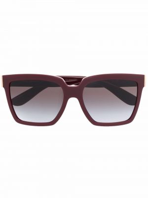 Oversize слънчеви очила с градиентным принтом Dolce & Gabbana Eyewear червено