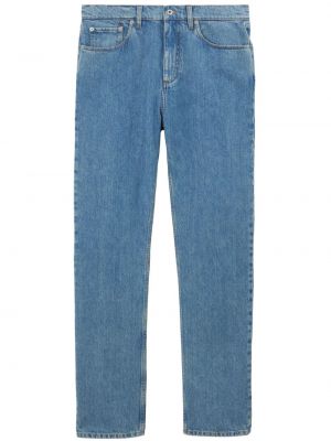Straight leg jeans Burberry blu