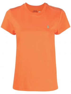 Brodert t-skjorte Polo Ralph Lauren oransje