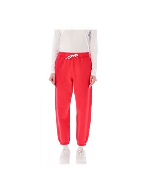 Spodnie sportowe Ralph Lauren czerwone