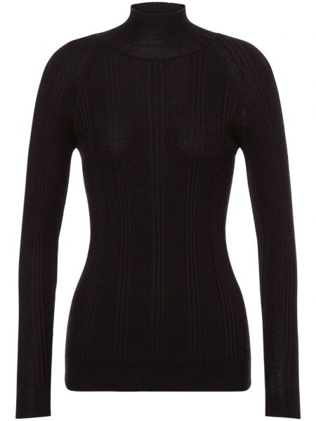 Trøje top Alberta Ferretti sort