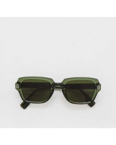 Солнцезащитные очки Burberry, зеленый