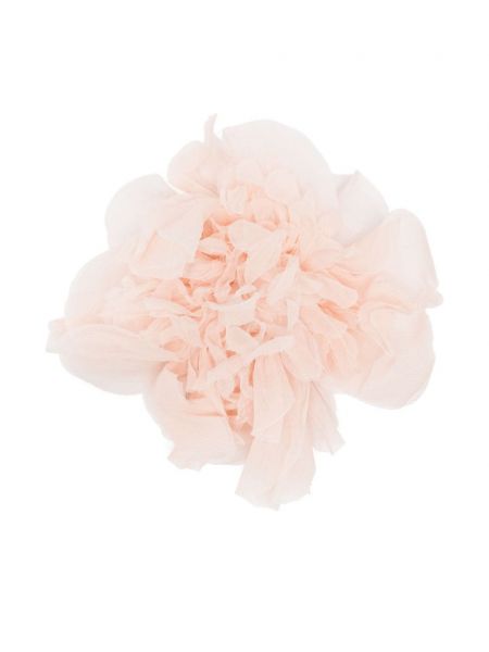 Broszka w kwiatki Max Mara różowa